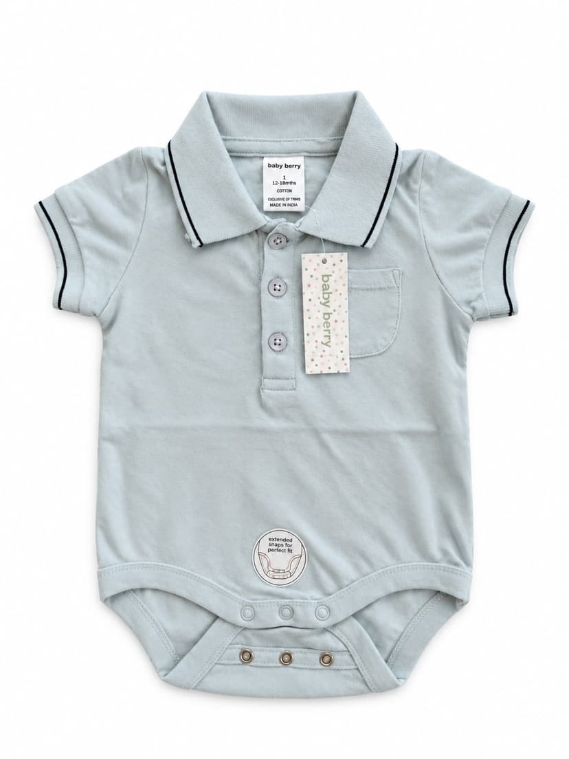 Baby Berry Solid Polo